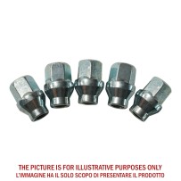 Kit visserie 12x1.50 chrome (pour une jante)